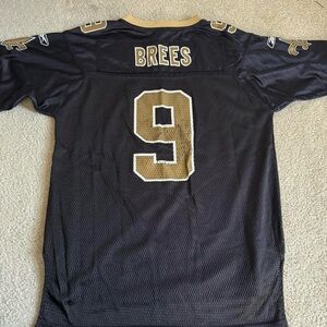Drew Brees # 9 New Orleans Saints On-Field Reebok Jersey NFL Youth